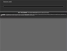 Tablet Screenshot of loove.net